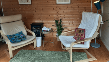 Picture of the inside of my therapy room