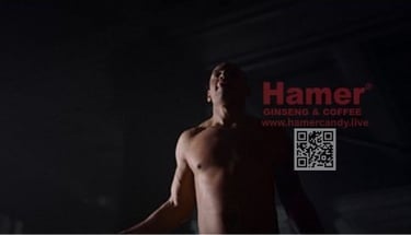 a man in a black shirt and a black shirt hamer candy power