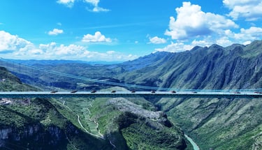 The Huajiang Grand Canyon Bridge, World's tallest bridge