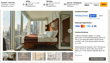 Condor Holiday New York Deal