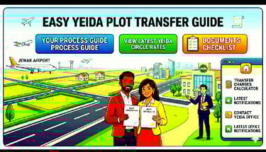 yeida authority plot transfer charges and process