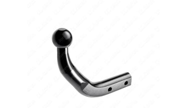 Swan neck towbar with narrow profile suitable for AL-KO stabilisers and cycle carriers