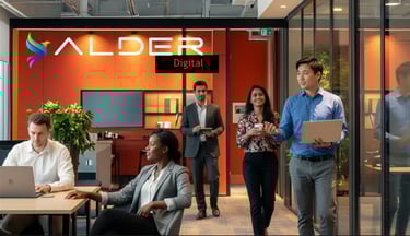 Alder Digital boardroom meeting 