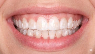 Ortodoncia invisible para alinear dientes en la Clínica María Angélica Peña en Cali