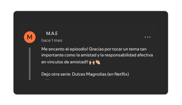 Comentarios de oyentes  podcast Psipuntodeacuerdo: reflexiones, agradecimientos y experiencias