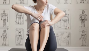 Therapist assisting a patient with gentle shoulder rehabilitation exercises in a serene clinic room.