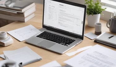 Architect reviewing blueprints with builder on site