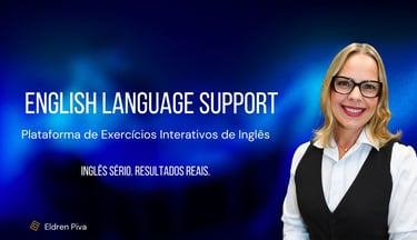Plataforma de Exercícios Interativos de Inglês - English Language Support - Eldren Piva