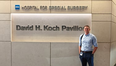 Dr Brenton Johns at Hospital for Special Surgery