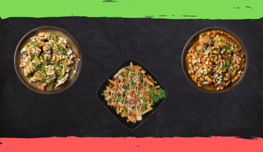 Samosa Bowl Supreme at Samosa Bar -A delicious mix of crispy samosas, toppings, and flavourful sauce