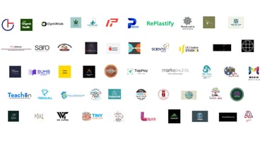 This is an image of all startups that attended XSEED's training sessions and graduated 