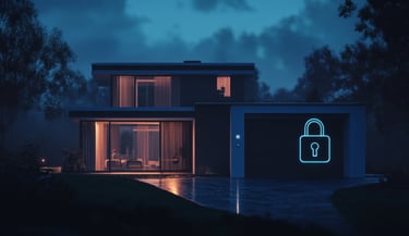 Casa protegida con seguridad de elite