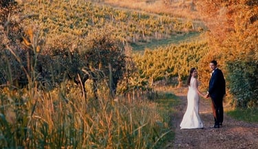 Cinematic wedding film of Helga and Marc, a stylish celebration of love with a Carpe Diem story..