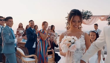 Cinematic wedding film of Sandy and Wah, a love story told through elegant visual storytelling.