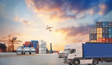 doorstep delivery, air cargo, sea freight