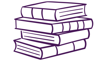 a stack of books with a stack of books on top of them