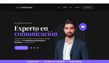 Création de site web vitrine pour agence de communication, Monbonsite