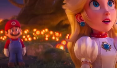 Mario Movie Fire Flower Fields