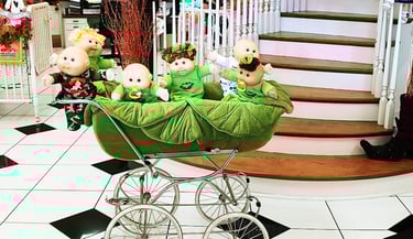 Cleveland GA - the Cabbage Patch kids were first called fabric "little people"