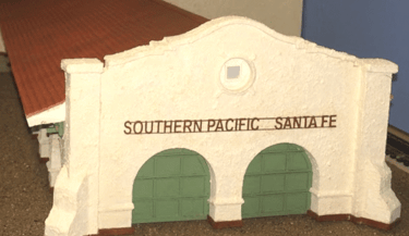 Phoenix Station serving Santa Fe and Southern Pacific sign