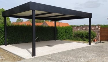 Nos carports adossés et ilots