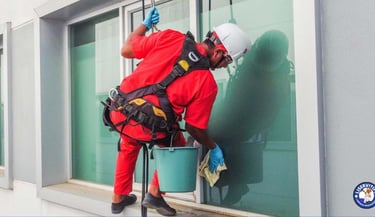 Limpieza de Cristales en Altura