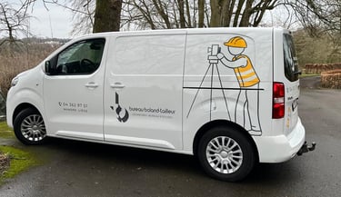Photo camionnette de chantier