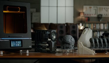 Exemple d’objets réalisés par imprimante 3D 