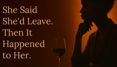 "Woman contemplating relationship decision after partner's infidelity - staying after cheating story