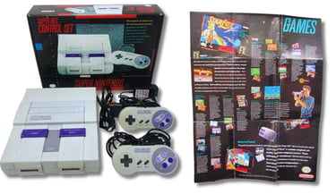 Console de videogame Super Nintendo Entertainment System (SNES ou Super NES), Versão EUA