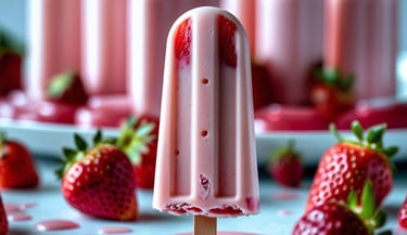 Strawberry Posicles