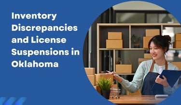 cannabis inventory records at an Oklahoma dispensary
