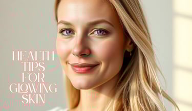 a woman with blonde hair and blue eyes and a white shirt with a pink lip