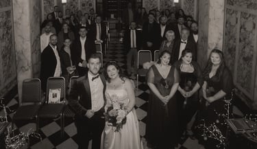 Warm wedding ceremony led by celebrant David Allbutt in Manchester, creating a personal and bespoke moment for the couple.