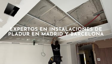 Pladur, reformas, trasdosados, falsos techos