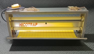 Capturador de mosca colgante