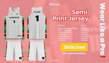 Semi Printing Custom Jersey Pricelist