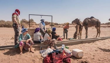 moroccan desert trekking and hiking 