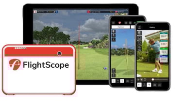 FlightScope Mevo is a radar-based launch monitor tracking key swing and ball data, enhancing golf lessons with feedback