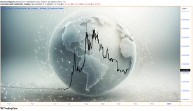 A graphical representation of QUBE token’s price movements, encapsulating the dynamic interplay of t