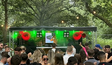 Speaker hire for party