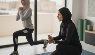 coach sportive, anime une séance de coaching à domicile pour femme à Rabat