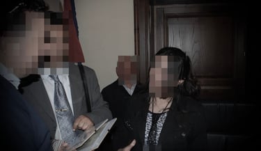 زينب عبد الكريم ومحاولة لاقناع مدير البلدية بمنح تبرعات ماليه لمايسمى مشروع المعارض الخيرية للفنانين