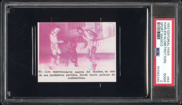 Rare Italian Harlem Globetrotters 3D Magic Card