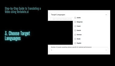 Choose target languages | ToAsia.biz