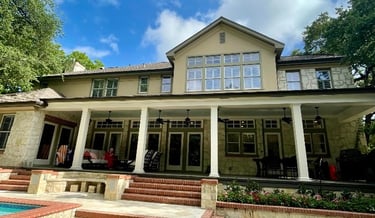 Large San Antonio estate with pool and clean windows serviced by Elegant Restorations