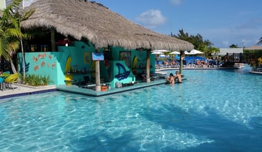 Swim-Up Bar at Margaritaville on Grand Turk Island
