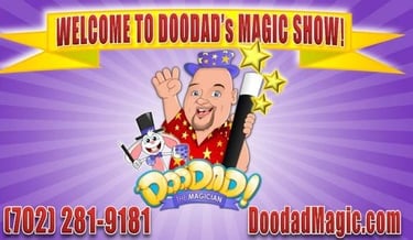 Contact Doodad the Funny Las Vegas Kids Magician For Your Next Party
