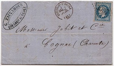 Quesnoy sur Deule : large numerals 3057 and type 16.
