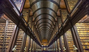 Photo of Trinity College in Dublin